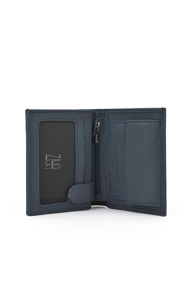 Erkek Hakiki Deri Cüzdan 1519841ZDP01 Lacivert