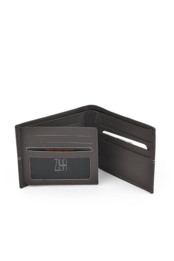 Erkek Hakiki Deri Cüzdan 1519841ZY06 Kahve