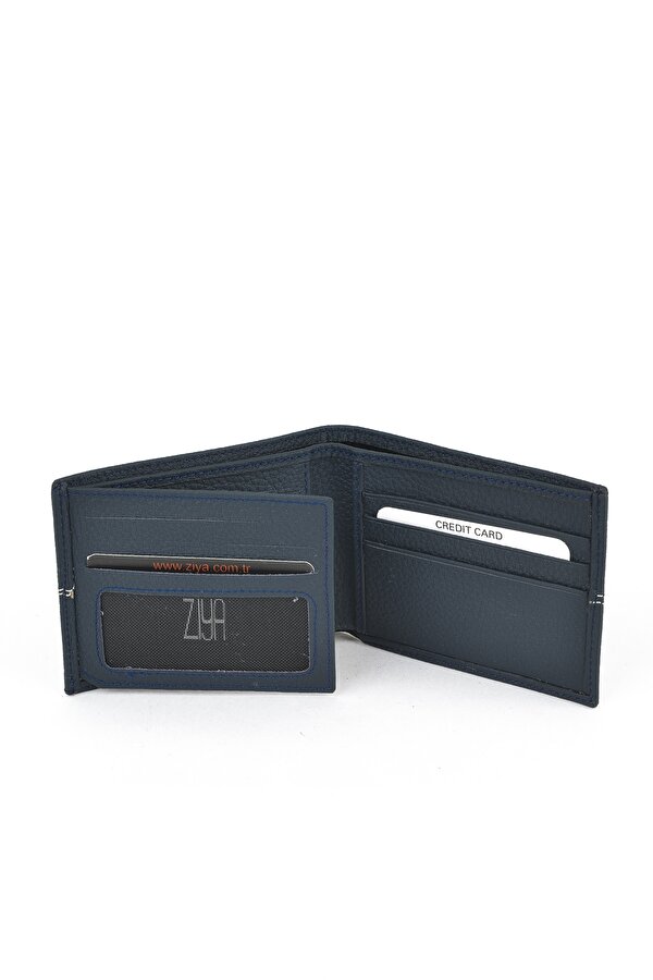 Erkek Hakiki Deri Cüzdan 1519841ZY06 Lacivert