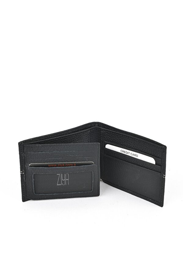 Erkek Hakiki Deri Cüzdan 1519841ZY06 Siyah