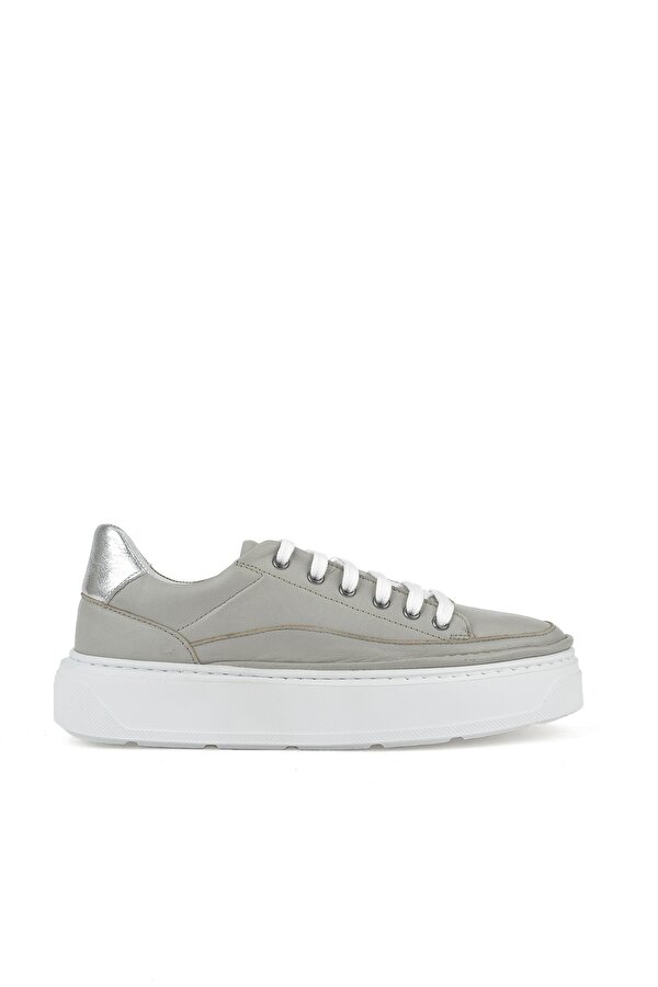Kadın Hakiki Deri Sneaker 1511035Z6200 Açık Gri