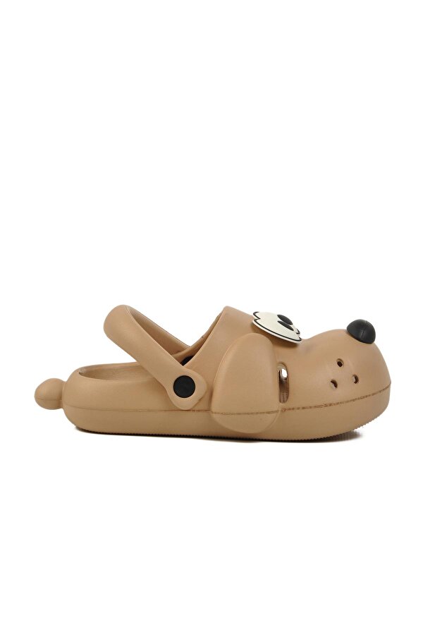 Bej Çocuk Sabo Unisex Terlik Doggy B