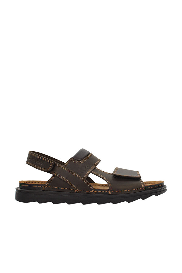SANDAL 1 VELCRO D BROWN Man Sandals