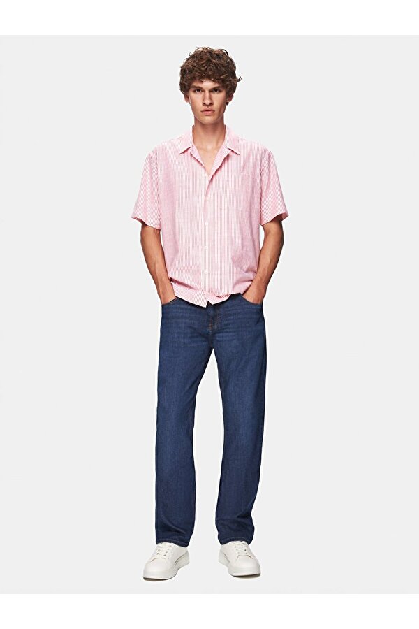 Paul X Düz Paça Orta Bel Jean Pantolon