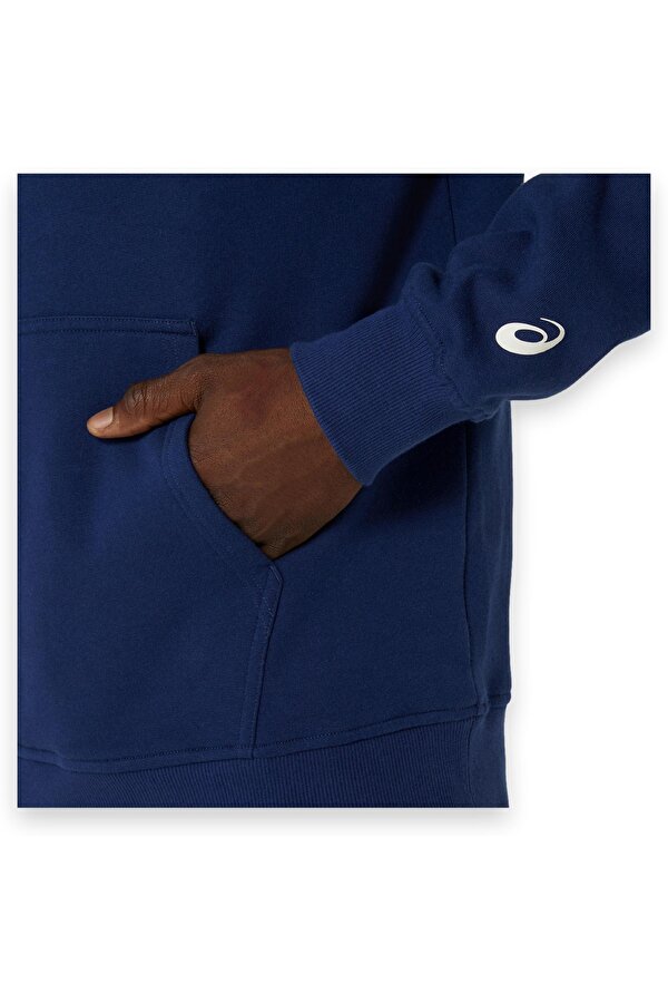 2031E187  Oth Hoodie Mavi Erkek Sweatshirt