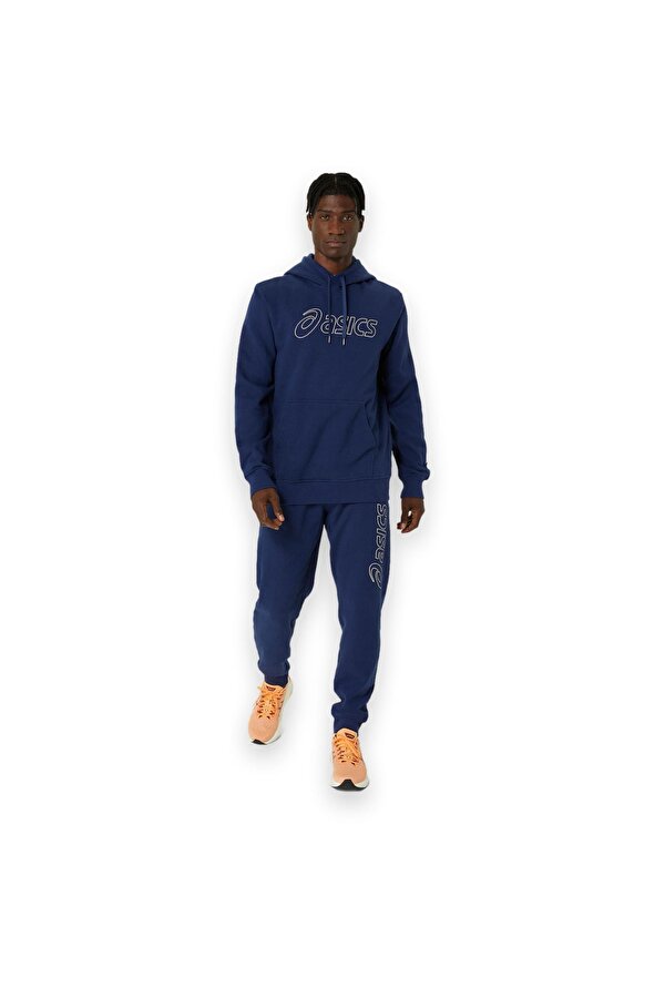 2031E187  Oth Hoodie Mavi Erkek Sweatshirt