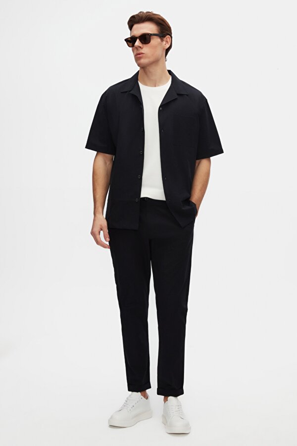 Slim Fit Ekru Baskılı T-Shirt