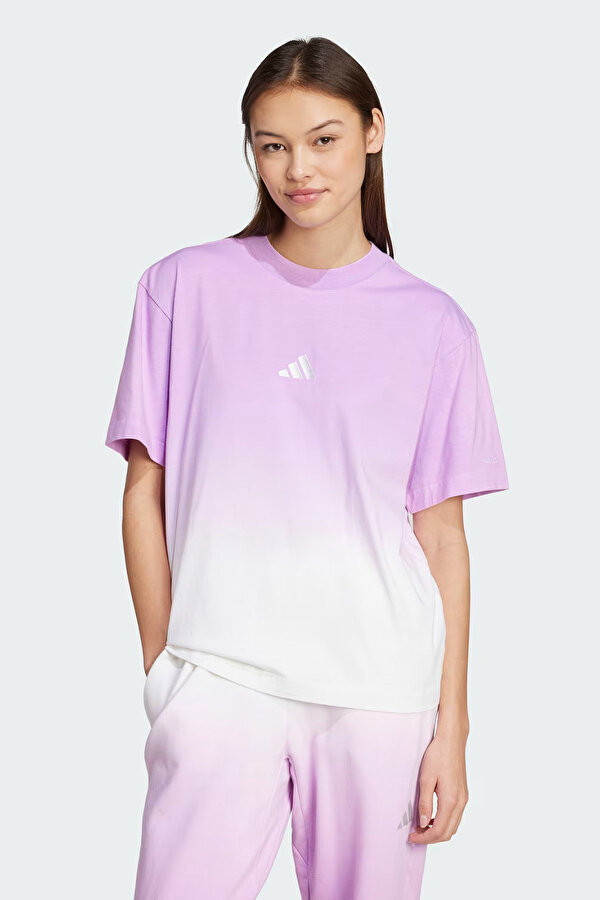 W ALL SZN A TEE     WHITE Lila Kadın Kısa Kol T-Shirt