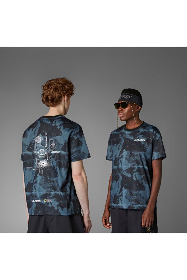 Koşu - Yürüyüş T-shirt Ng U A.R Aop T Jd5959