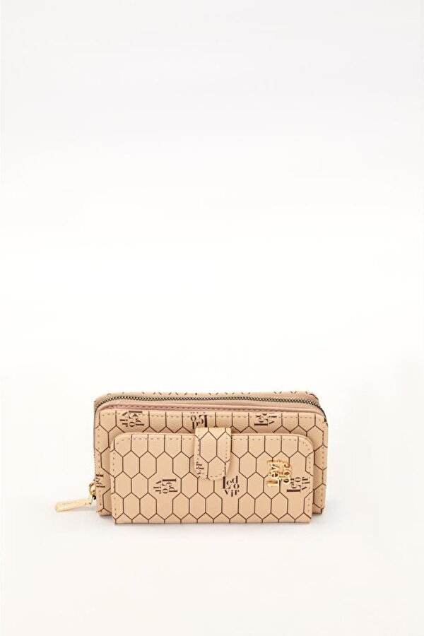 910040 Kadın Desenli Cüzdan