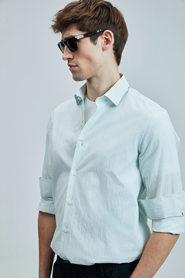 111010638 Charles Erkek Basic Gömlek Regular Fit Erkek Gömlek