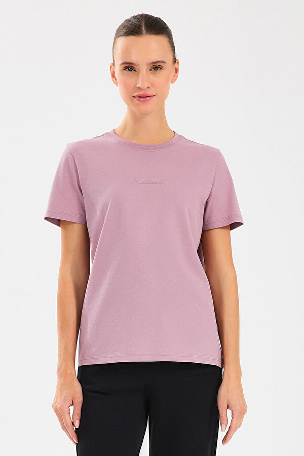 W Essential Crewneck T-Sh Gül Kurusu Kadın Kısa Kol T-Shirt