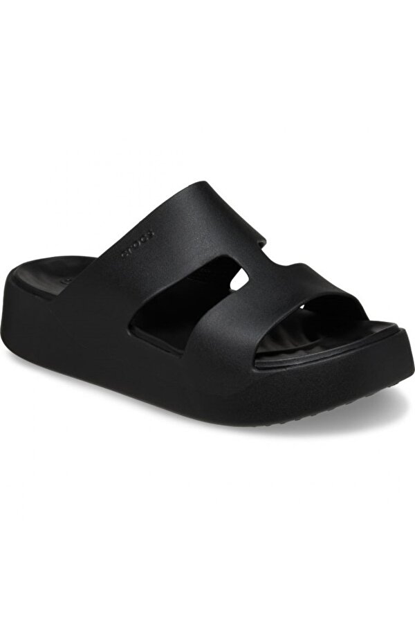209409 Getaway Platform H-Strap Siyah Unisex Terlik