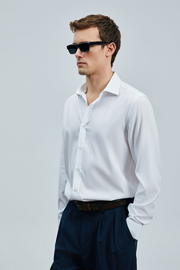 111010636 Next Lyocell Karışımlı Gömlek Regular Fit Erkek Gömlek