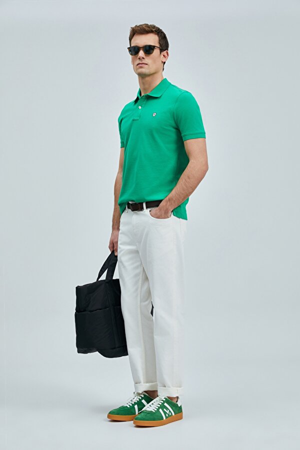 Erkek Laon Smart Polo T-Shirt 111040206 Açık Yeşil