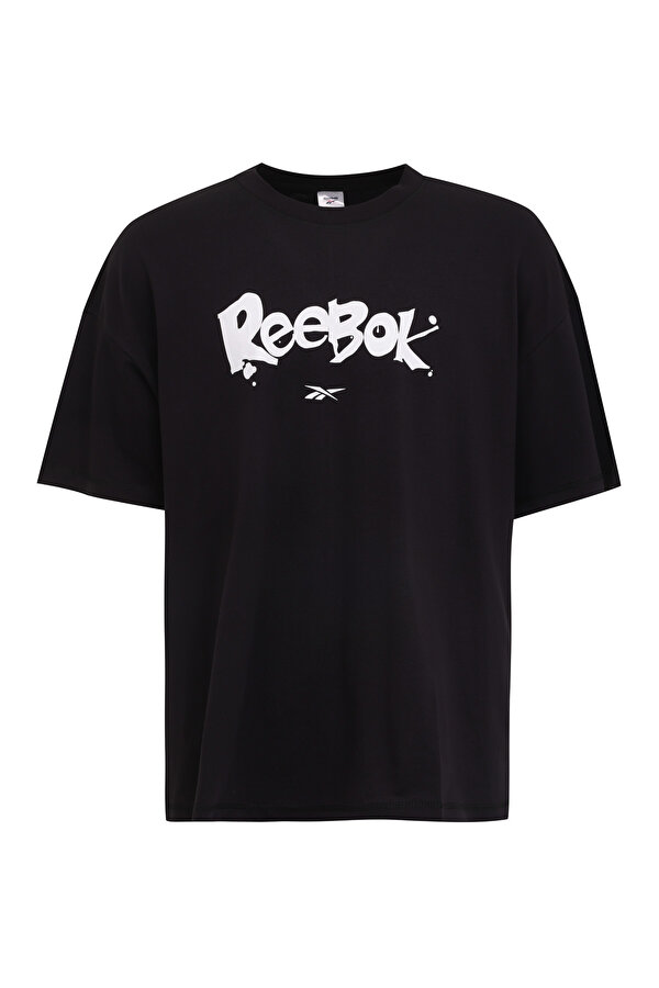NEW ID OVRS GFX TEE Siyah Erkek Kısa Kol T-Shirt