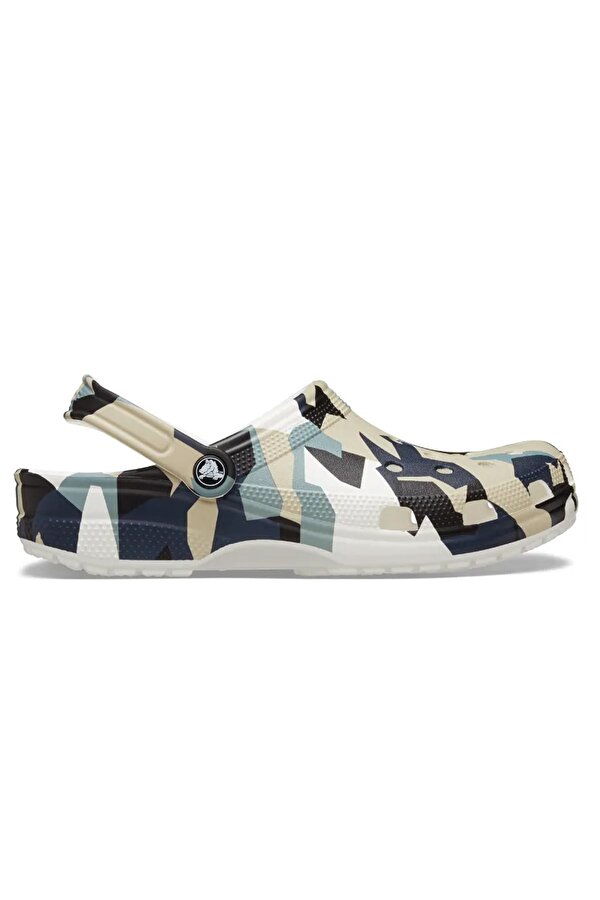 Geo Camo Clog Unisex Sandalet