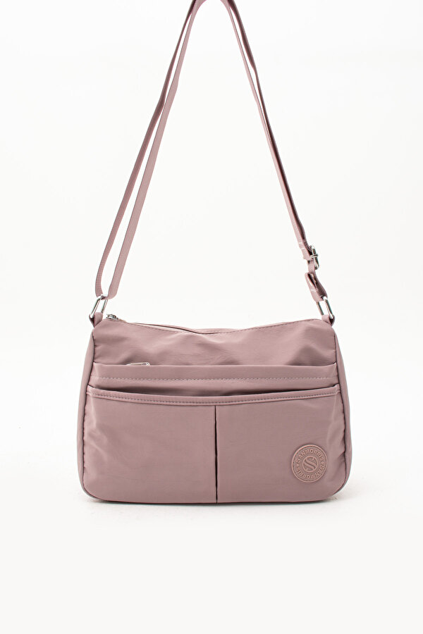 Sn-4009 Kadın Suya Dayanıklı Paraşüt Kumaş  El Omuz Çantası Kol Çantası Çapraz Çantası LİLA