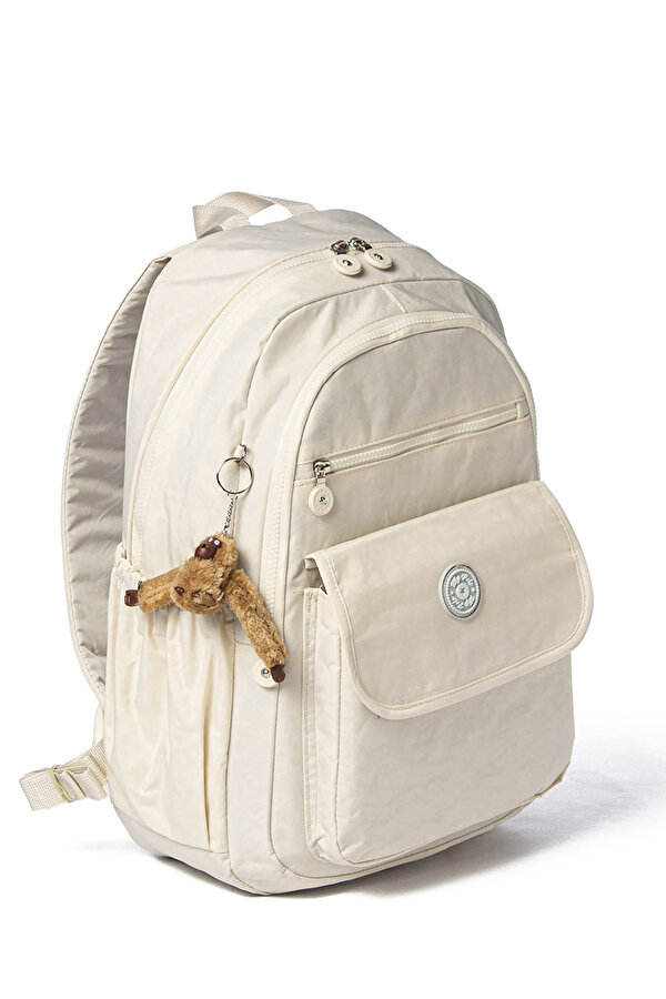 My Polo 8615 Klinkır Okul çantası Sırt Çanta Günlük Gezi Spor Seyahat Tatil Çok Gözlü Laptop Bölmeli KREM