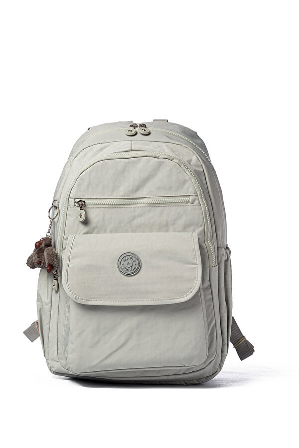 My Polo 8615 Klinkır Okul çantası Sırt Çanta Günlük Gezi Spor Seyahat Tatil Çok Gözlü Laptop Bölmeli A.GRİ