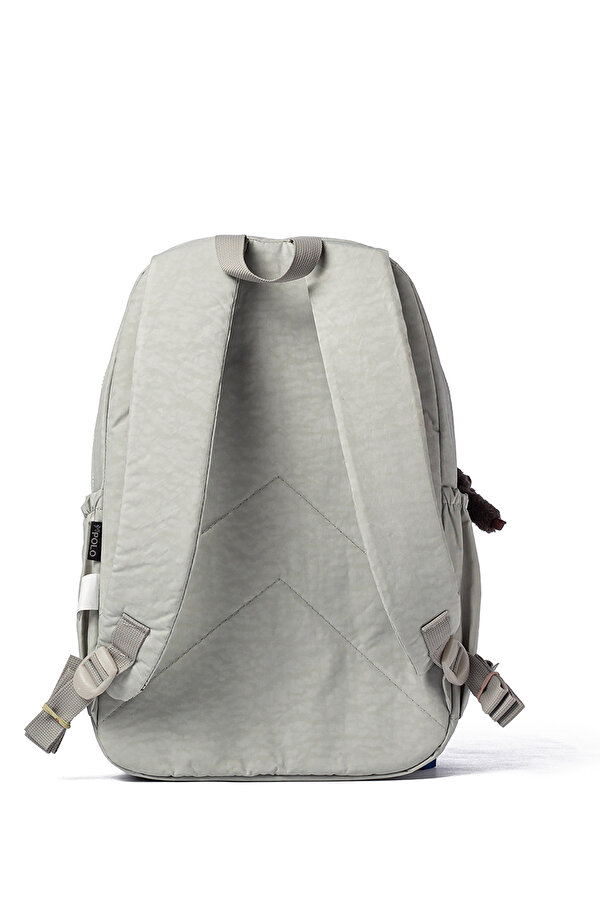 My Polo 8615 Klinkır Okul çantası Sırt Çanta Günlük Gezi Spor Seyahat Tatil Çok Gözlü Laptop Bölmeli A.GRİ