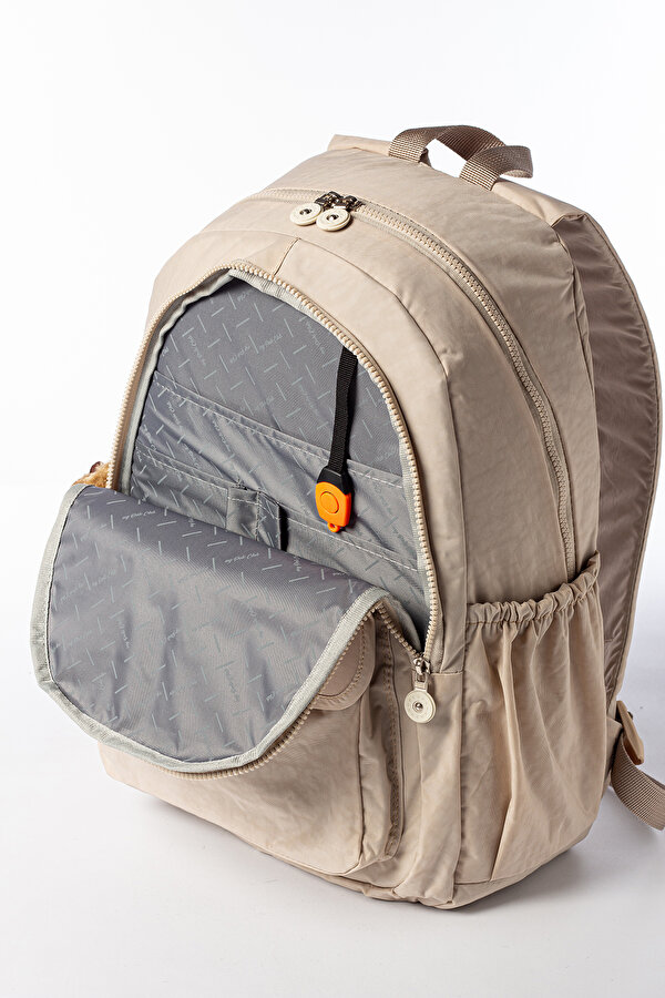 My Polo 8615 Klinkır Okul çantası Sırt Çanta Günlük Gezi Spor Seyahat Tatil Çok Gözlü Laptop Bölmeli A.GRİ