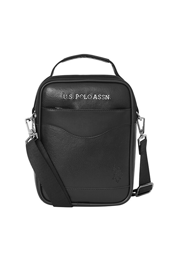 Us polo assn 25045-25040 Erkek omuz çantası Postacı çantası SİYAH