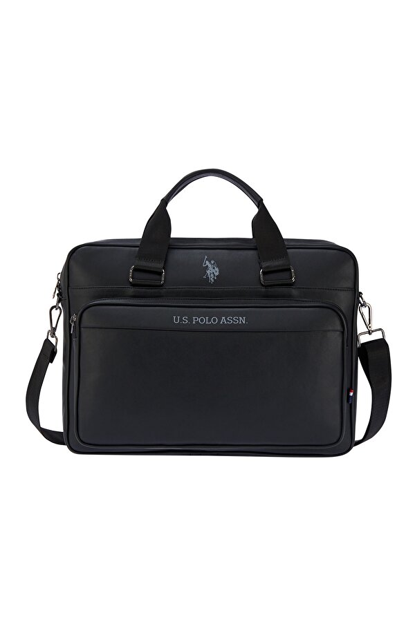 US Polo Assn 25041-25042 Omuz Askılı  Laptop Çantası Evrak Çantası SİYAH