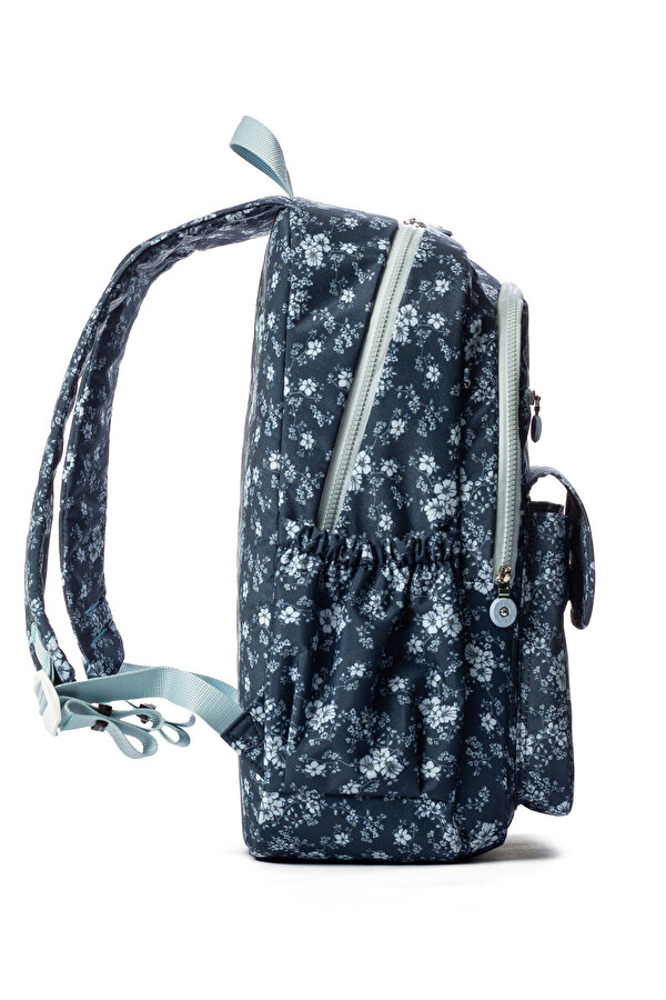 My Polo 8615 Klinkır Okul çantası Sırt Çanta Günlük Gezi Spor Seyahat Tatil Çok Gözlü Laptop Bölmeli BLUE