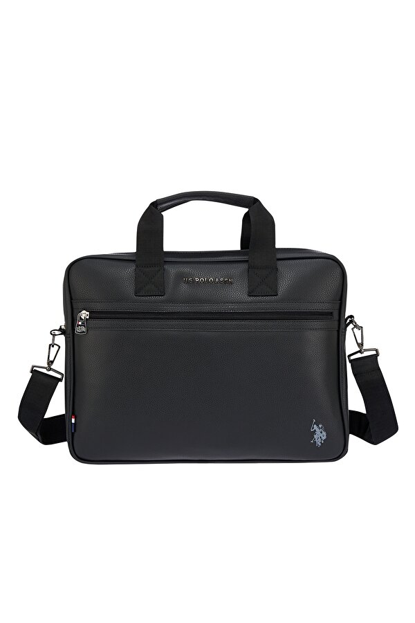 US Polo Assn 25029-25030 Omuz Askılı  Laptop Çantası Evrak Çantası SİYAH