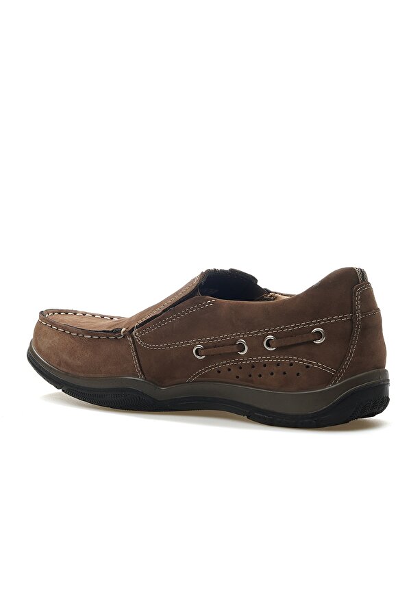 Erkek Hakiki Deri Marine Günlük Ayakkabı 25y M2021nku M Nubuk Kum