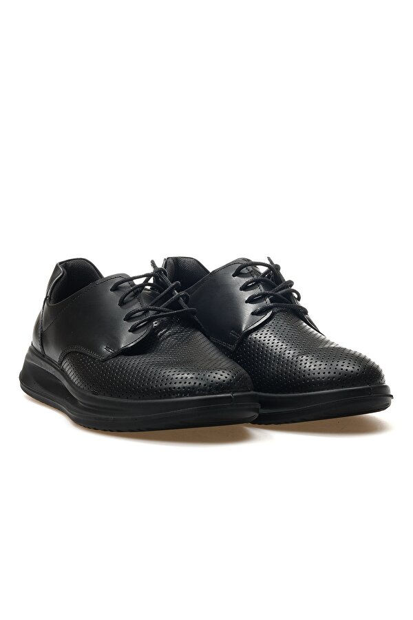 Erkek Hakiki Deri Casual Günlük Ayakkabı 25y M4013ds M Deri Siyah