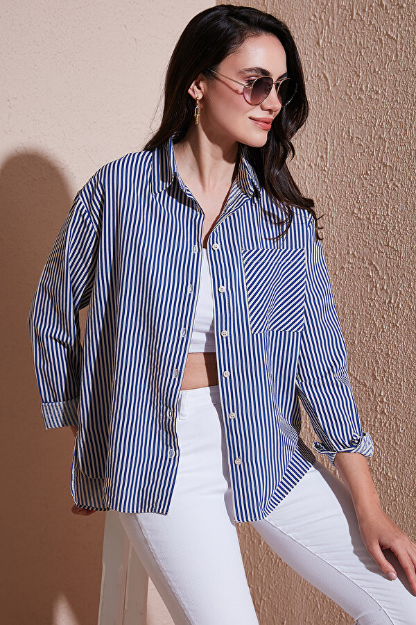 Bayan Gömlek 6777961 İNDİGO
