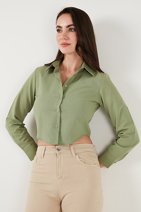 Bayan Gömlek 6777336 HAKİ