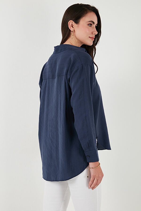 Bayan Gömlek 6773106 LACİVERT