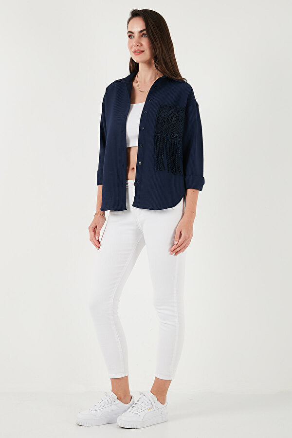 Bayan Gömlek 6773215 LACİVERT