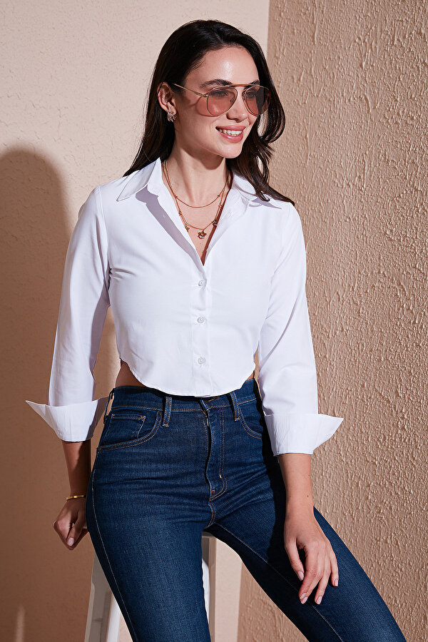 Bayan Gömlek 6777336 BEYAZ