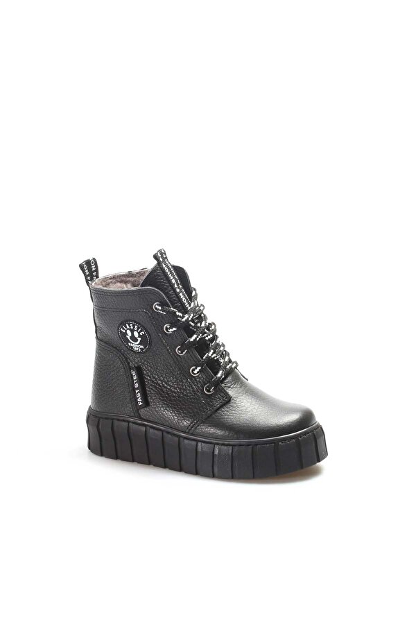 Hakiki Deri Kürklü  Unisex Çocuk Klasik Bot 769KXA130