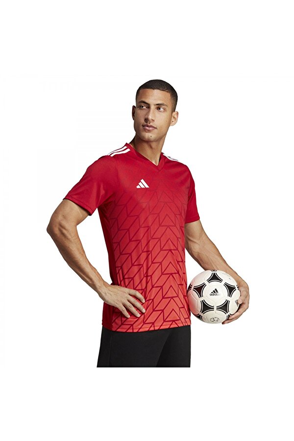 Team Icon 23 Erkek Kırmızı V Yaka Forma