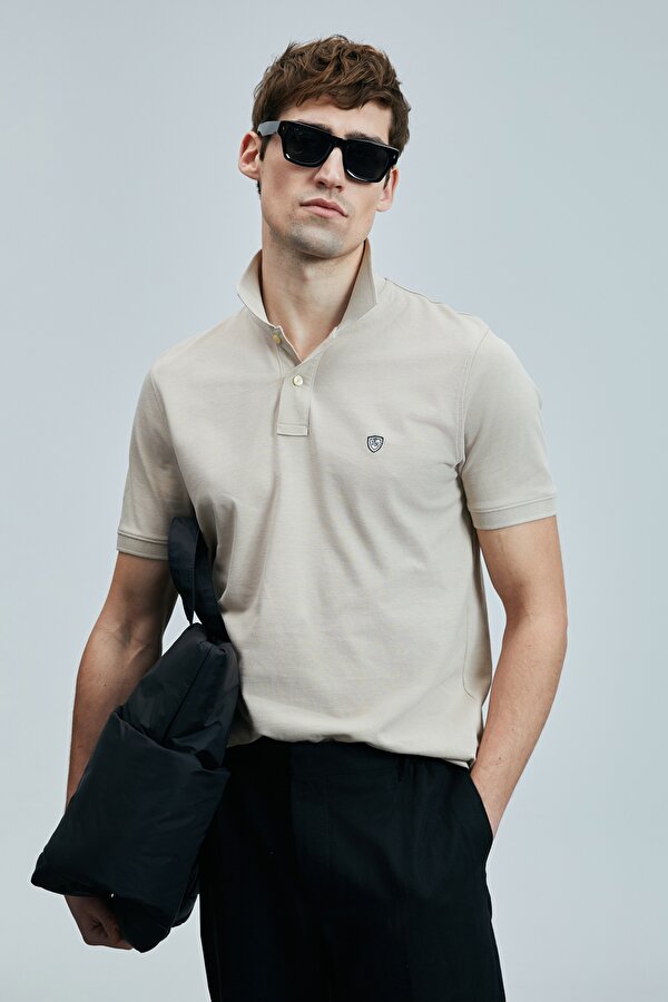 Erkek Polo Yaka T Shirt 111040206 EKRU