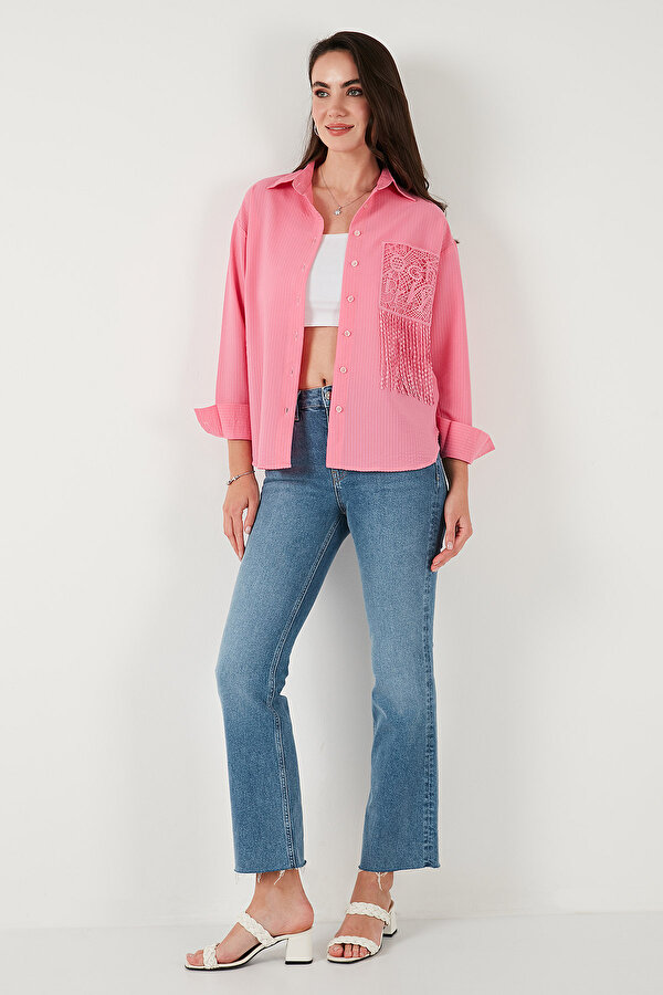 Bayan Gömlek 6773215 Şeker Pembe
