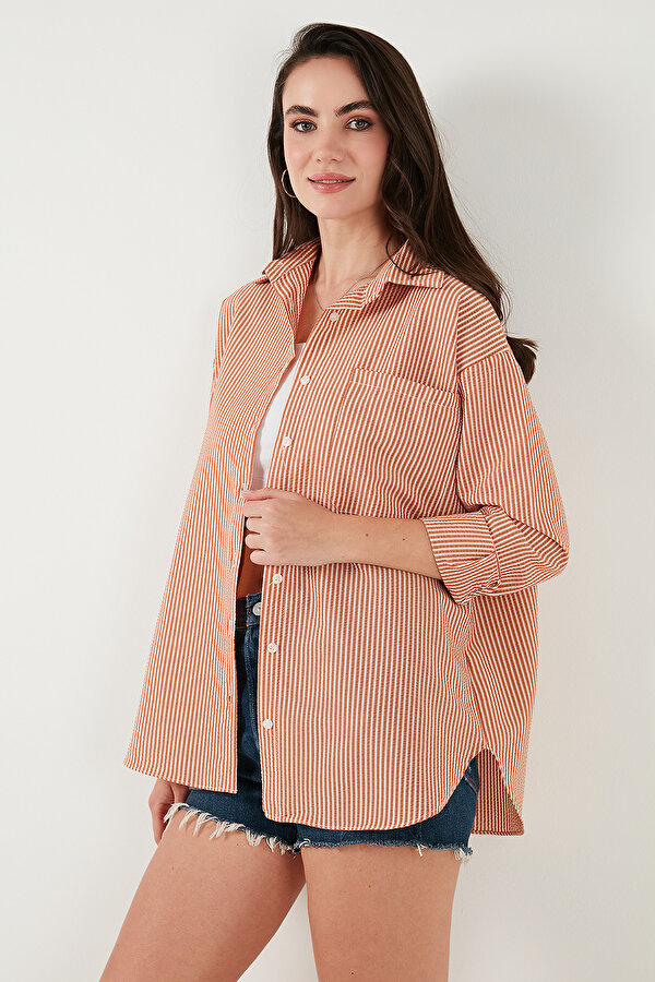 Bayan Gömlek 6772895 KİREMİT