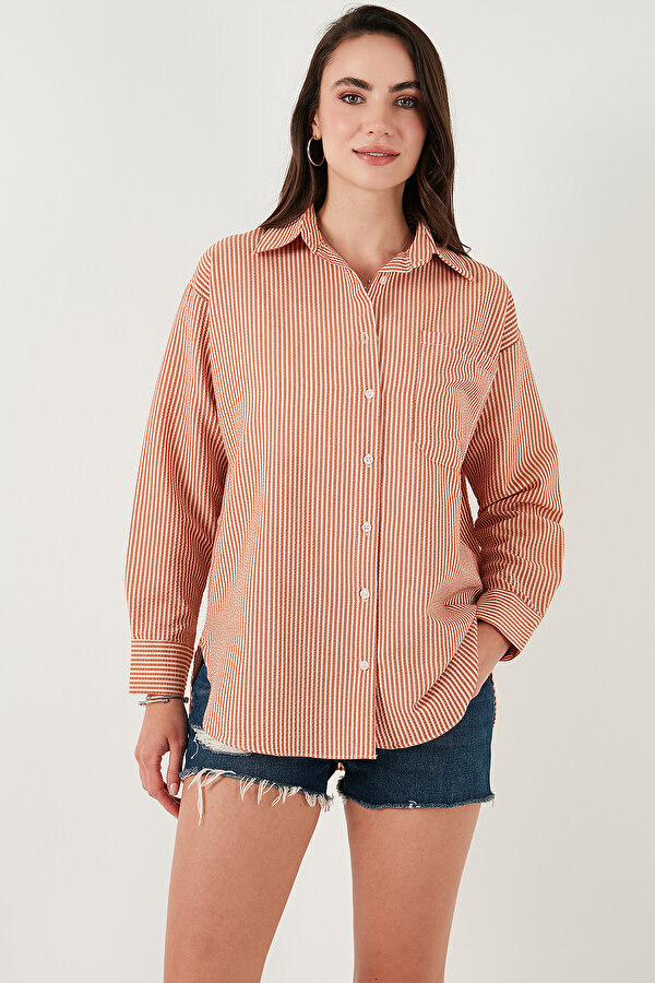 Bayan Gömlek 6772895 KİREMİT