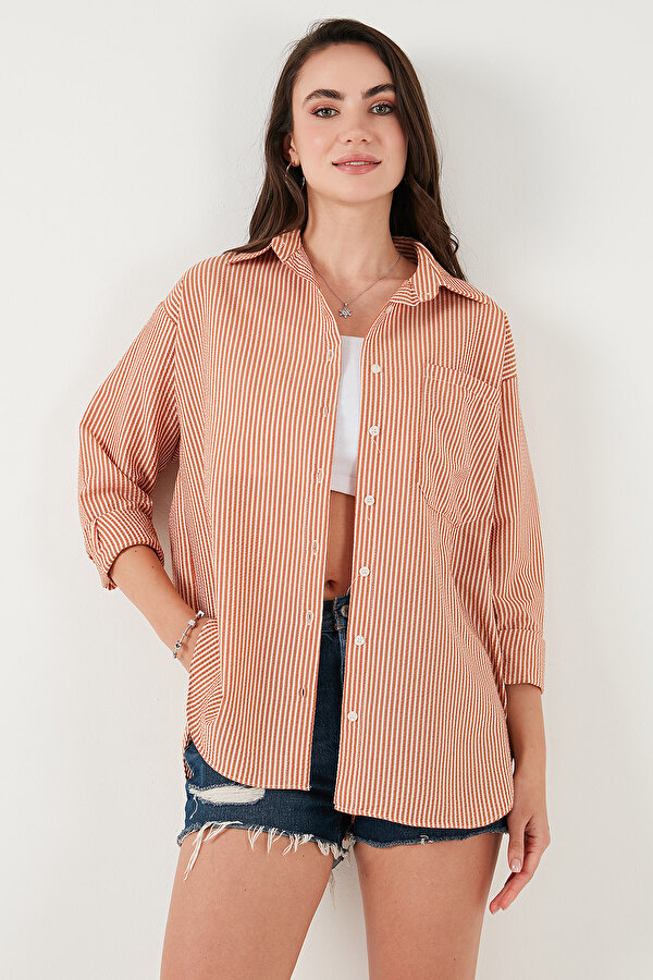 Bayan Gömlek 6772895 KİREMİT