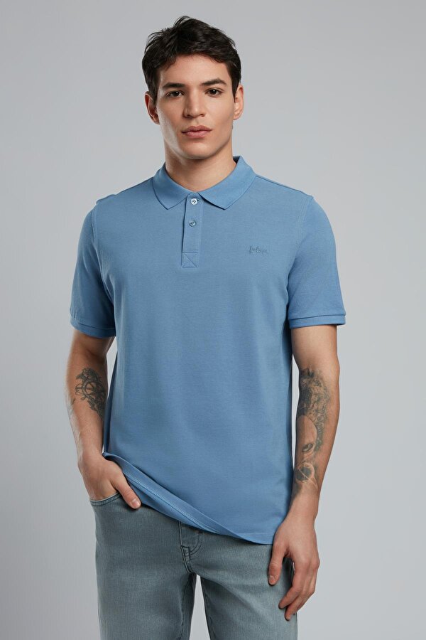 Erkek Polo Yaka T Shirt 252 LCM 242012 5131 AÇIK MAVİ