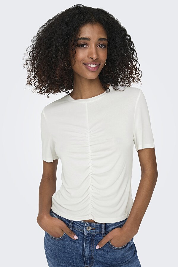 Bayan T Shirt 15346602 EKRU