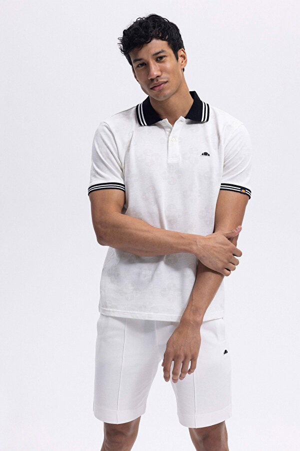Erkek Polo Yaka T Shirt EM381-WT BEYAZ