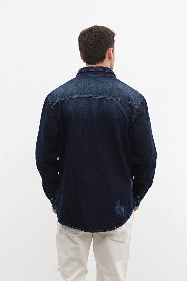 Erkek Oversize Jean Ceket