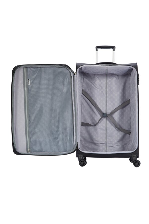 Ultra Light Kumaş Büyük Boy Valiz Siyah PC7050