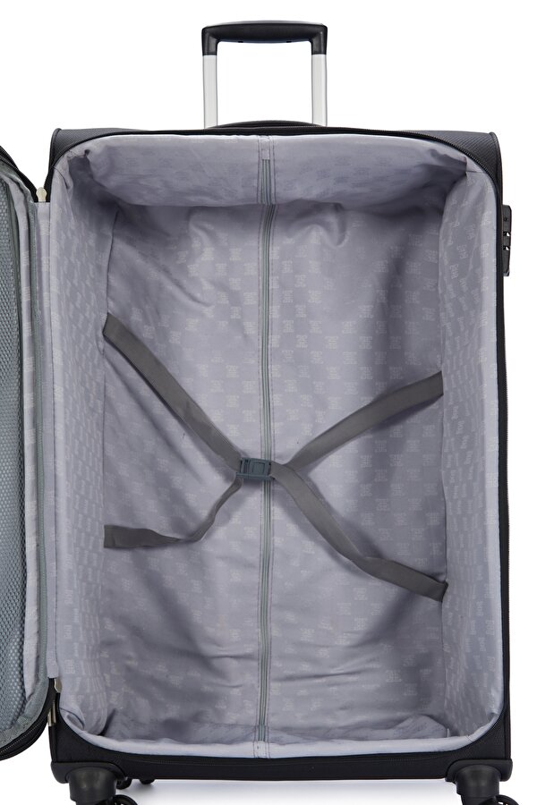 Ultra Light Kumaş Büyük Boy Valiz Siyah PC7050